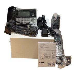 VTech VG208-2 Corded & Cordless Phone System Digital Answering 2 Hand Sets